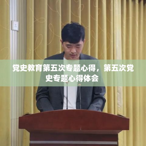 黨史教育第五次專題心得，第五次黨史專題心得體會(huì) 
