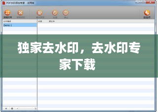 獨(dú)家去水印，去水印專家下載 