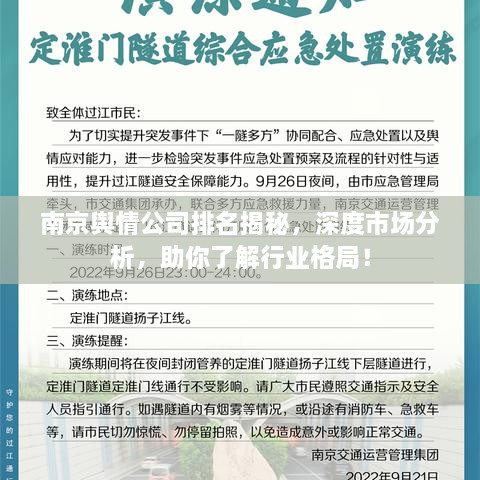 南京輿情公司排名揭秘，深度市場(chǎng)分析，助你了解行業(yè)格局！