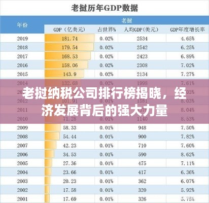 老撾納稅公司排行榜揭曉，經(jīng)濟(jì)發(fā)展背后的強(qiáng)大力量