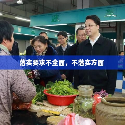 落實要求不全面，不落實方面 