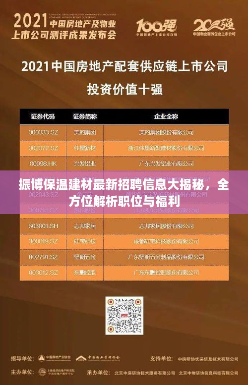 振博保溫建材最新招聘信息大揭秘，全方位解析職位與福利