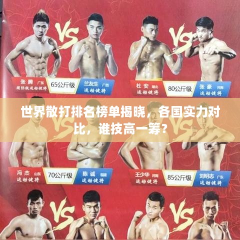 世界散打排名榜單揭曉，各國(guó)實(shí)力對(duì)比，誰(shuí)技高一籌？