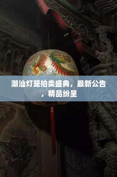 潮汕燈籠拍賣盛典，最新公告，精品紛呈