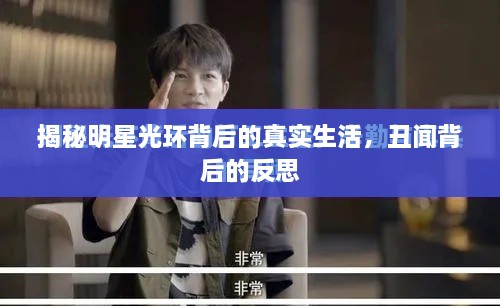 揭秘明星光環(huán)背后的真實生活，丑聞背后的反思