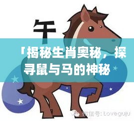 「揭秘生肖奧秘，探尋鼠與馬的神秘力量！」