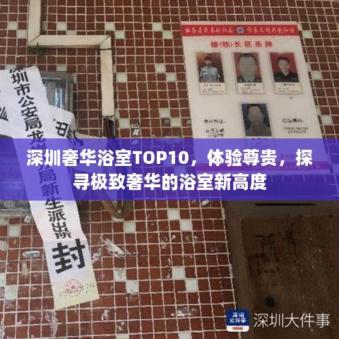 深圳奢華浴室TOP10，體驗尊貴，探尋極致奢華的浴室新高度