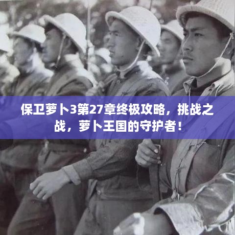 保衛(wèi)蘿卜3第27章終極攻略，挑戰(zhàn)之戰(zhàn)，蘿卜王國的守護者！