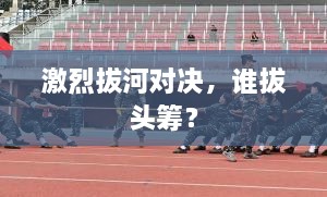 激烈拔河對決，誰拔頭籌？