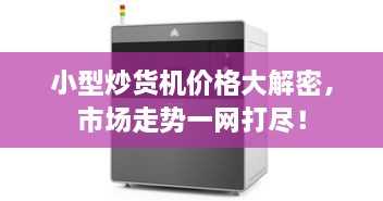 小型炒貨機價格大解密，市場走勢一網打盡！