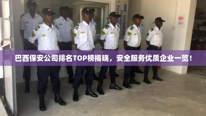 巴西保安公司排名TOP榜揭曉，安全服務(wù)優(yōu)質(zhì)企業(yè)一覽！