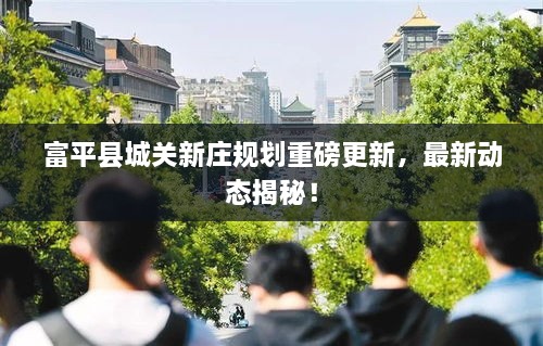 富平縣城關(guān)新莊規(guī)劃重磅更新，最新動(dòng)態(tài)揭秘！