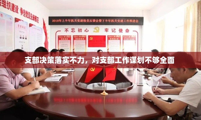 支部決策落實(shí)不力，對(duì)支部工作謀劃不夠全面 