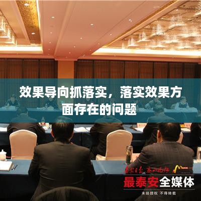 效果導(dǎo)向抓落實(shí)，落實(shí)效果方面存在的問題 