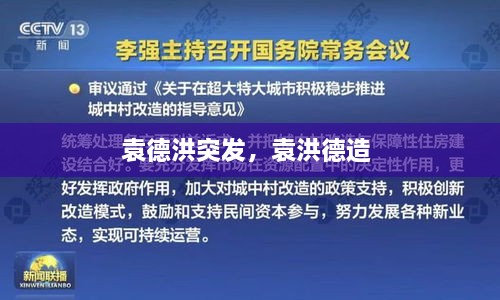 袁德洪突發(fā)，袁洪德造 