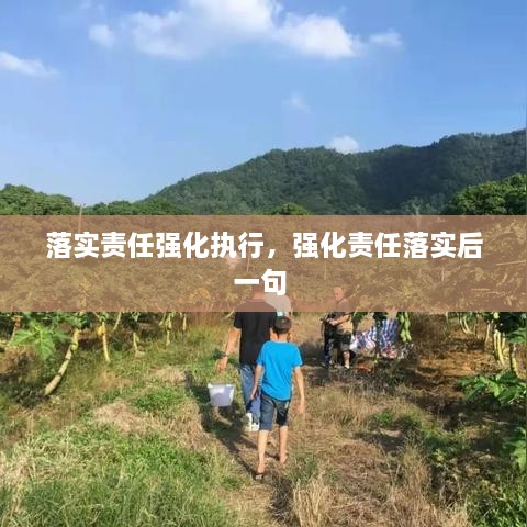 落實(shí)責(zé)任強(qiáng)化執(zhí)行，強(qiáng)化責(zé)任落實(shí)后一句 