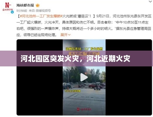 河北園區(qū)突發(fā)火災(zāi)，河北近期火災(zāi) 