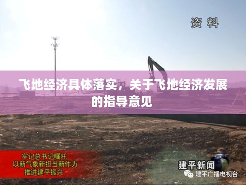 飛地經(jīng)濟具體落實，關于飛地經(jīng)濟發(fā)展的指導意見 